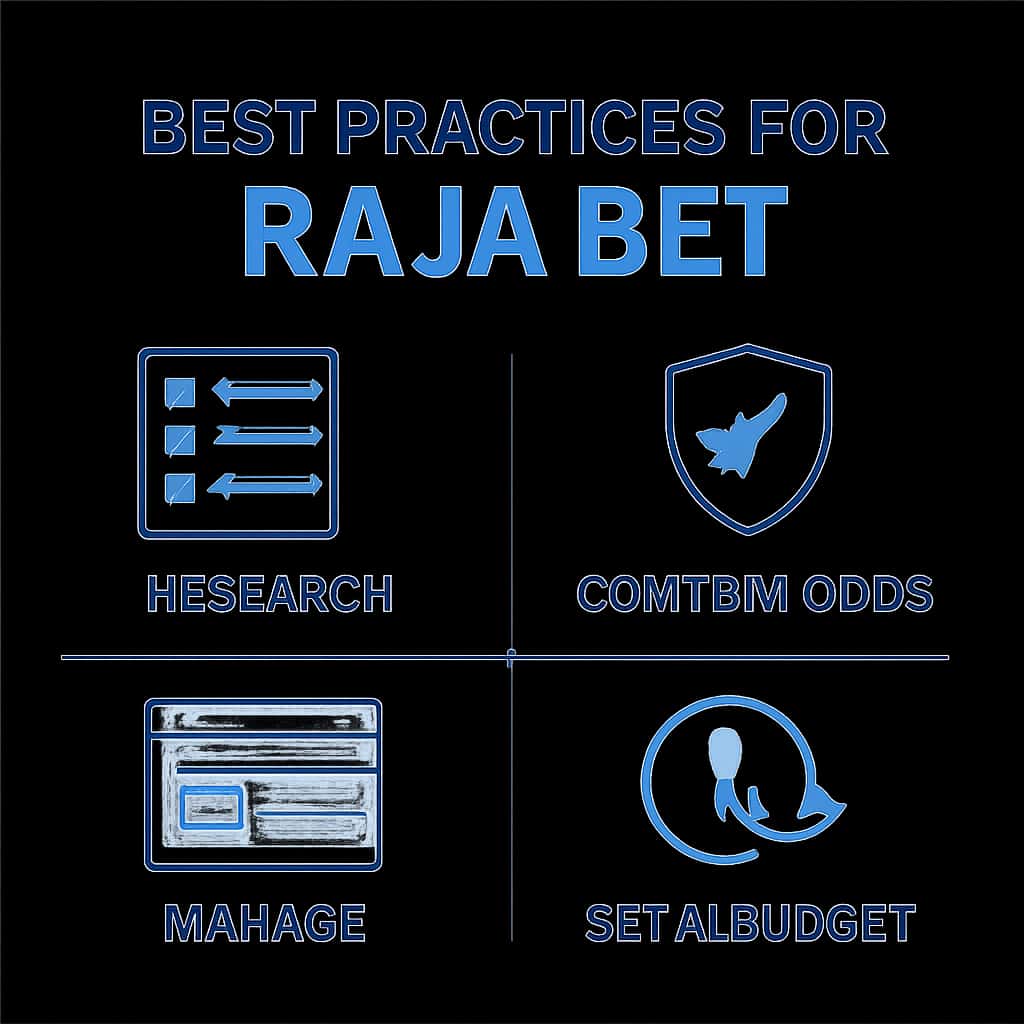 Diagram illustrating best practices for using Raja Bet effectively.