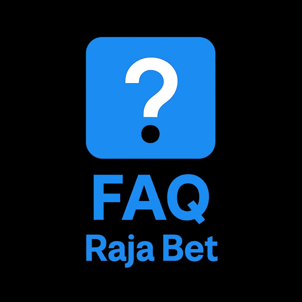 An icon symbolizing FAQ assistance for Raja Bet.