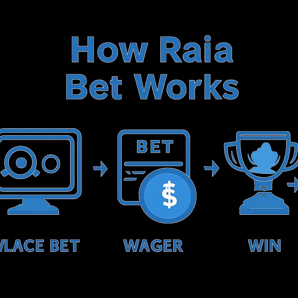 An educational diagram outlining the workings of Raja Bet.