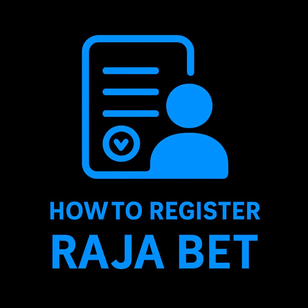 Icon representing the registration process for Raja Bet.