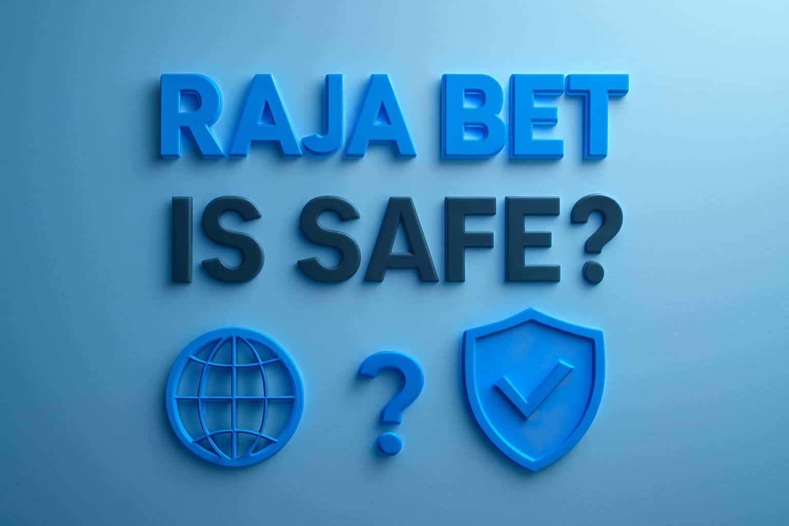 An informational image illustrating the safety measures of Raja Bet.
