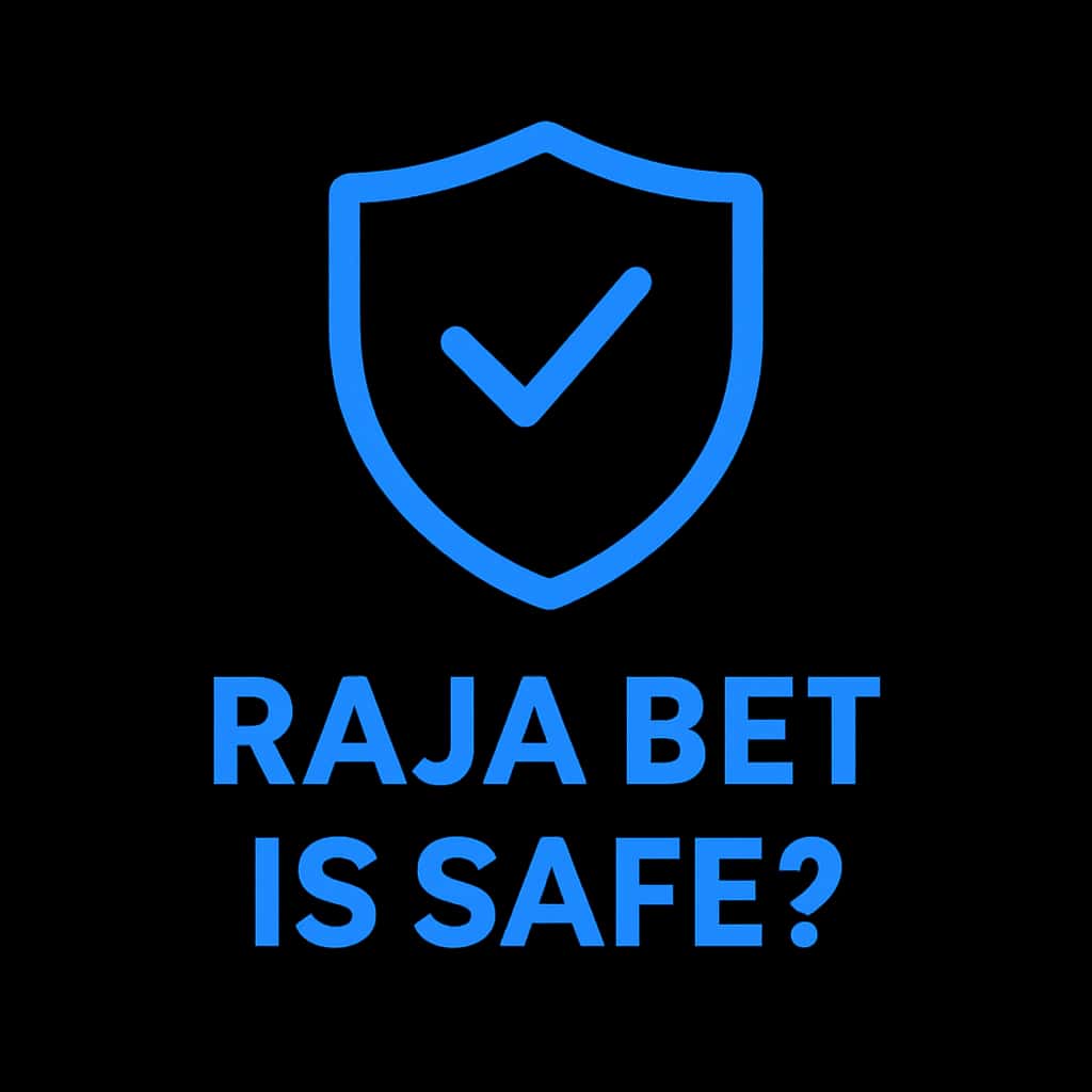 A badge representing the safety of Raja Bet.