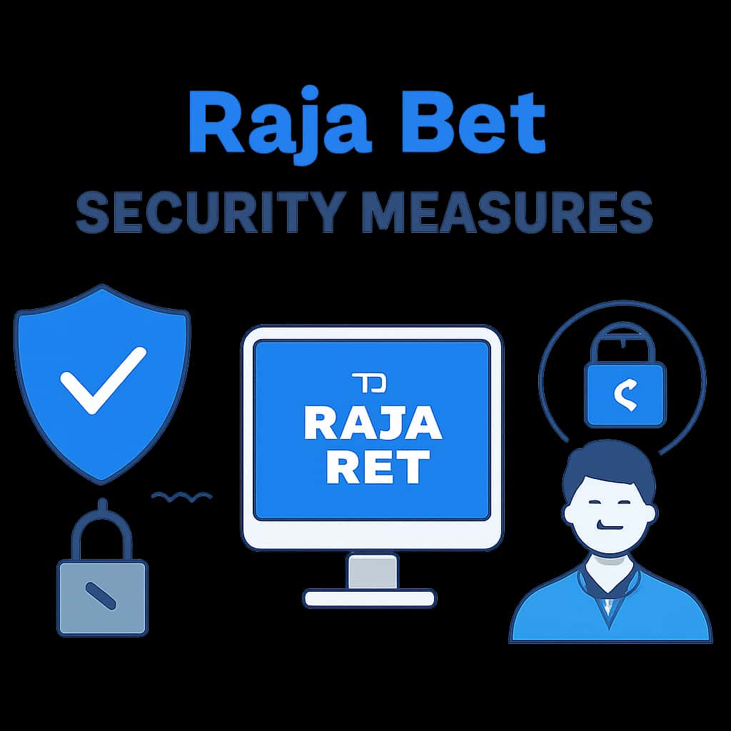 Diagram outlining the security measures of Raja Bet.