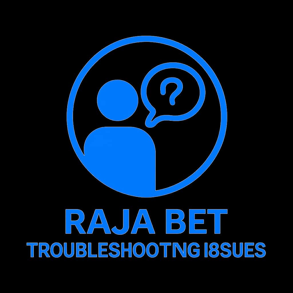 Icon representing help for Raja Bet troubleshooting issues.